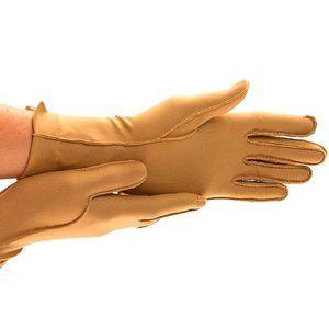 ISOTONER Full Finger Therapeutic UNISEX Gloves, Camel, Style #A25831